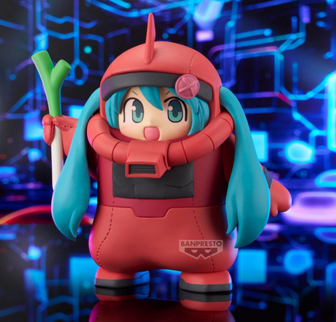 BANPRESTO Bandai Namco Hatsune Miku Zaku Costume Red ver. Figure Gundam 45 Anniversary 00000002719 фото