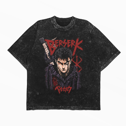 Футболка Berserk Guts Берсерк Гатс Сіра Варена XL Розмір 00000002560 фото