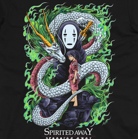 Футболка Spirited Away Hayao Miyazaki Ghibli Віднесені Привидами Хаяо Міядзакі Гіблі 00000002382 фото
