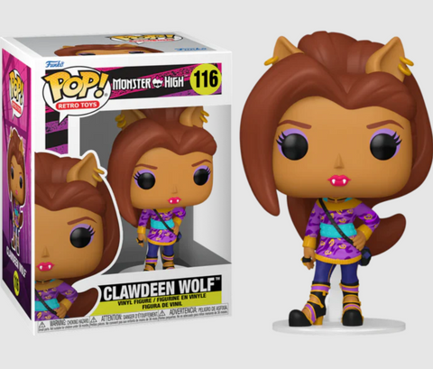 Funko POP! 116 Monster High Clawdeen Wolf Vinyl Figure 00000000108 фото