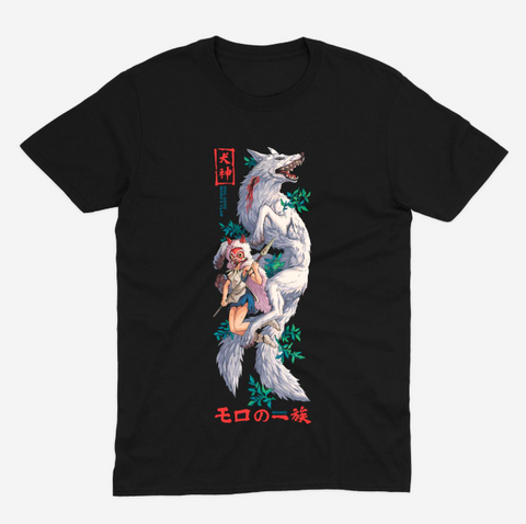Футболка Princess Mononoke Ghibli Hayao Miyazaki Принцеса Мононоке Гіблі Хаяо Міядзакі 00000002379 фото