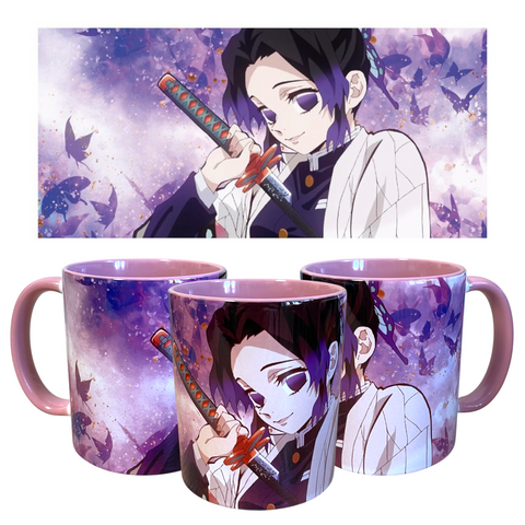 Чашка 330 мл Demon Slayer: Kimetsu no Yaiba Kochō Shinobu Клинок, що знищує демонів Шинобу з мечем 00000002336 фото
