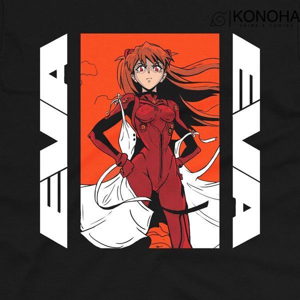 Футболка Evangelion Asuka Langley Евангеліон Аска Ленглі 00000002627 фото