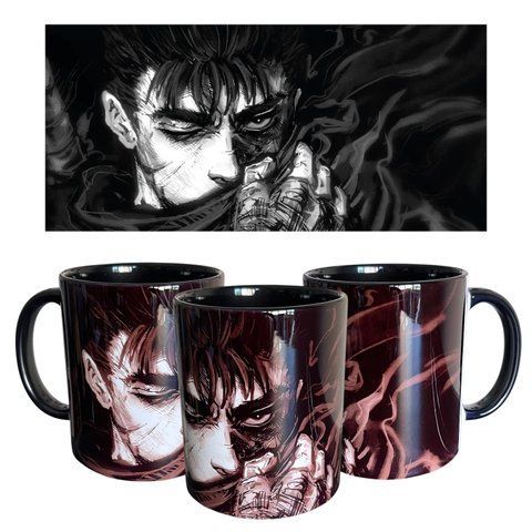 Чашка 330 мл Berserk Берсерк Гатс портрет 00000002116 фото