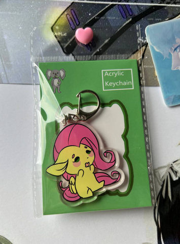 Брелок акриловий My Little Pony Моя маленька поні MLP Fluttershy Флаттершай 00000002675 фото