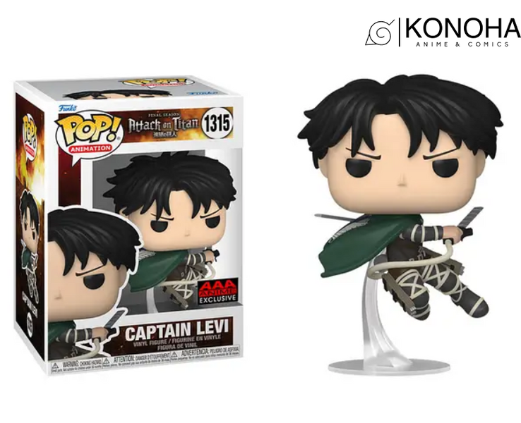 Funko POP! 1315 Attack On Titan Captain Levi Vinyl Figure 00000000616 фото Funko POP! 1315 Attack On Titan Captain Levi Vinyl Figure 00000000616 фото