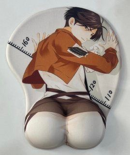 Килимок під мишку об'ємний Attack On Titan Levi Ackerman Атака Титанів Леві Акерман 00000002037 фото