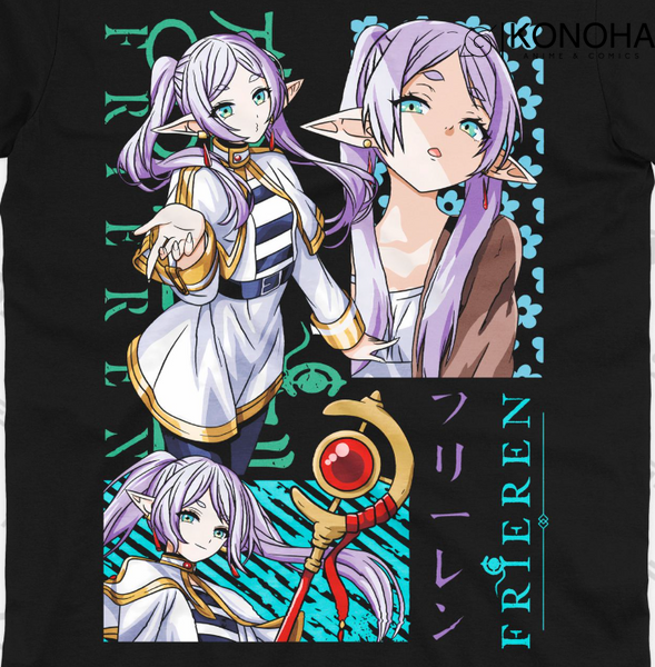 Футболка Sousou no Frieren Frieren Проводжальниця Фрірен Фрірен 1 00000001642 фото