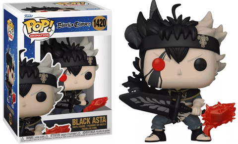 Funko POP! 1420 Black Clover Black Asta Vinyl Figure 00000000645 фото
