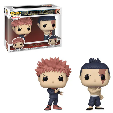 Funko POP! Pack 2 Jujutsu Kaisen Yuji Itadori & Todo Aoi 00000000795 фото