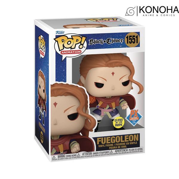 Funko POP! 1551 Black Clover Fuegoleon GITD Vinyl Figure 00000000690 фото