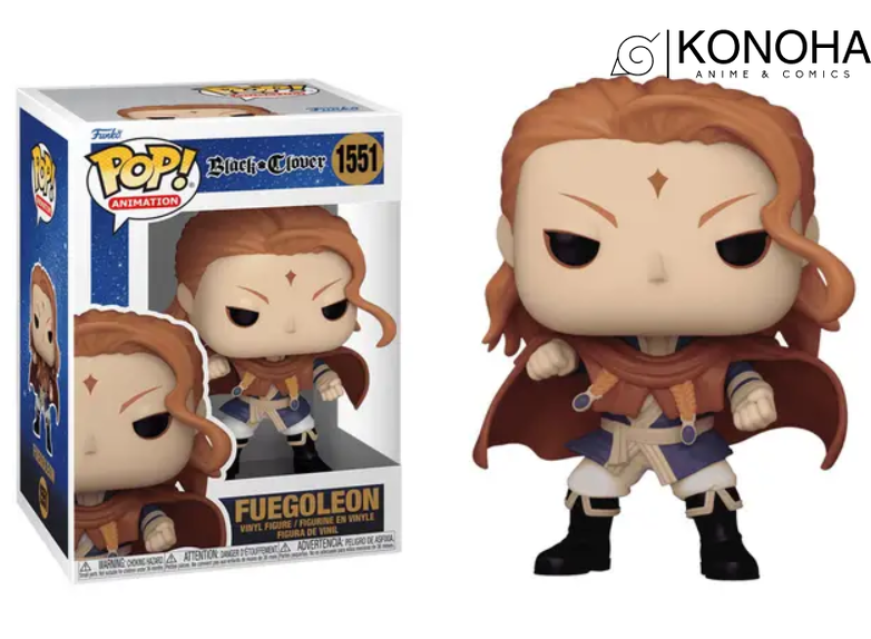 Funko POP! 1551 Black Clover Fuegoleon GITD Vinyl Figure 00000000690 фото