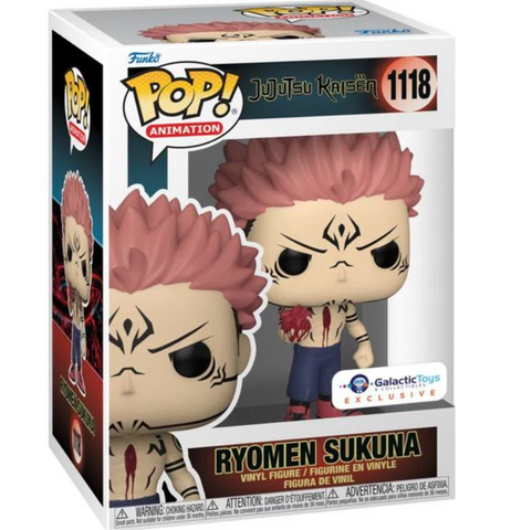 Funko POP! 1118 Jujutsu Kaisen Sukuna W/ Heart Common Vinyl Figure FP01328 фото