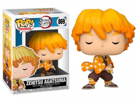Funko POP! 869 Demon Slayer Zenitsu Agatsuma Vinyl Figure 00000000769 фото
