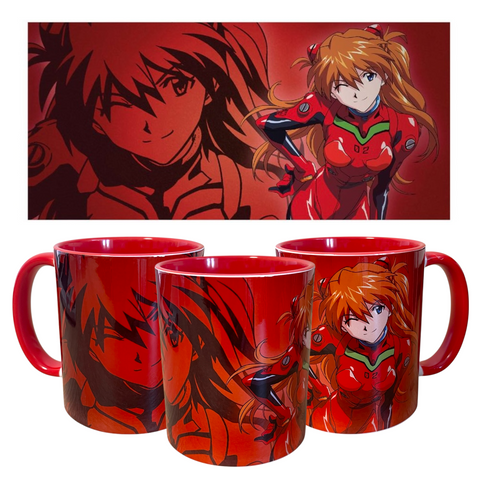 Чашка 330 мл Evangelion Asuka Langley Soryu Євангеліон Аска Сорью 00000002338 фото