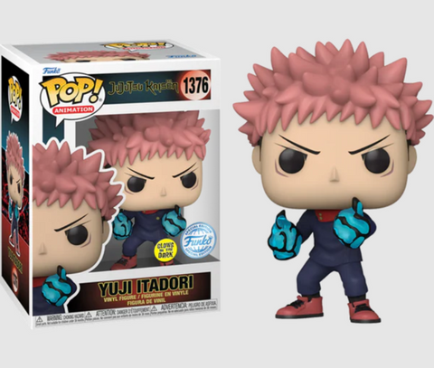 Funko POP! 1376 Jujutsu Kaisen Yuji Itadori With Divergent Fists GITD Vinyl Figure 00000000136 фото