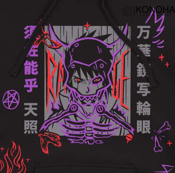 Худі утеплене Наруто Саске і Ітачі Учіха Naruto Sasuke and Itachi Uchiha XL розмір 00000002902 фото