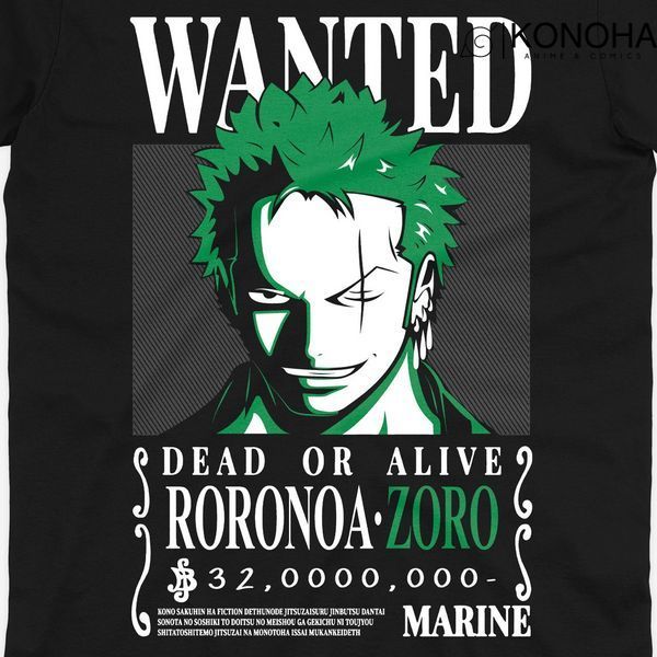 Футболка Ван One Piece Roronoa Zoro Піс Ророноа Зоро 1 00000002425 фото