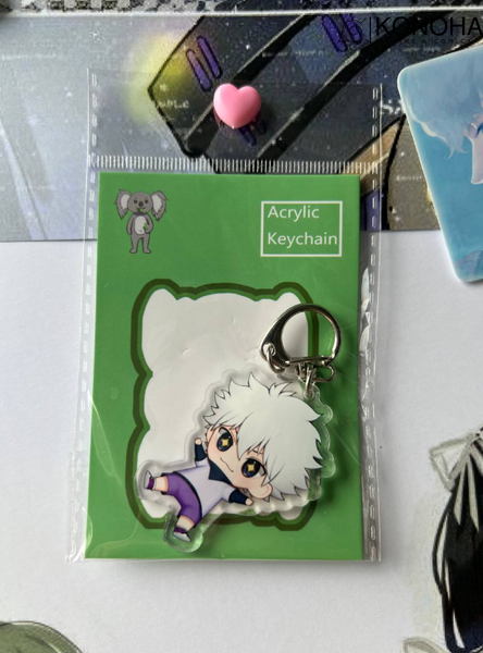 Брелок акриловий Хантер х Хантер Кіллуа Золдік Hunter x Hunter Killua Zoldyck 00000002689 фото