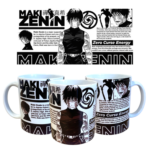 Чашка 330 мл Jujutsu Kaisen Maki Zenin Магічна Битва Макі Зенін 00000002407 фото