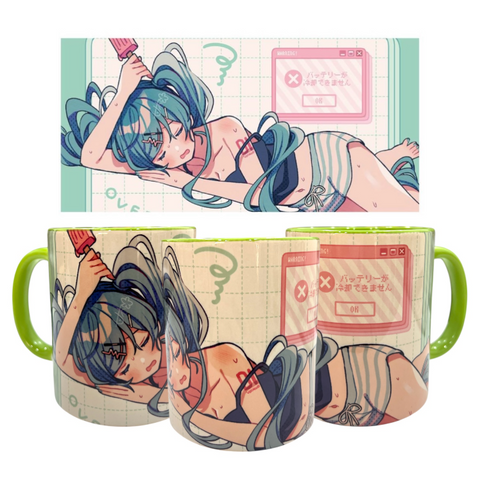 Чашка 330 мл Vokaloid Miku Hatsune Вокалоїди Міку Хатсуне 00000001212 фото