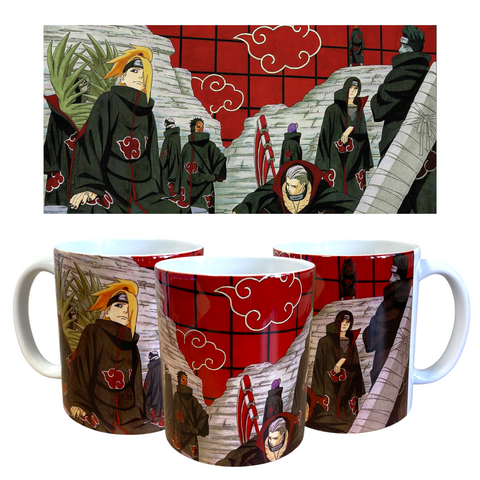Чашка 330 мл Naruto Akatsuki Наруто Акатсукі 00000002413 фото
