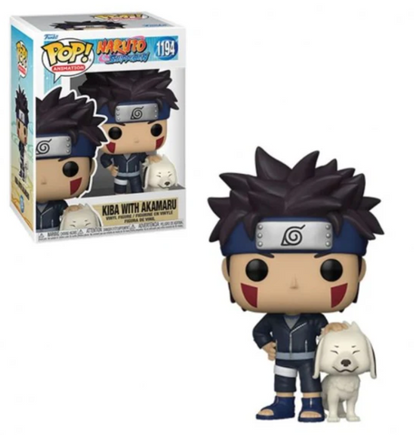 Funko POP! 1194 Naruto Kiba With Akamaru Vinyl Figure 00000000585 фото