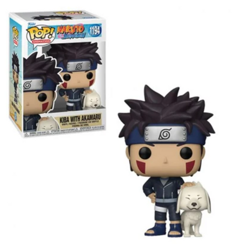 Funko POP! 1194 Naruto - Kiba with Akamaru Vinyl Figure 00000000094 фото