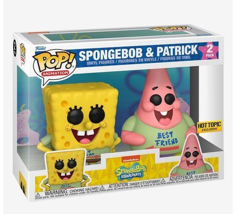 Funko POP! SpongeBob SquarePants SpongeBob & Patrick Vinyl Figure Set 2 00000000144 фото