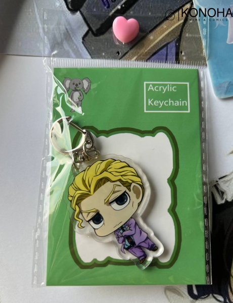 Брелок акриловий Jojo Kira Yoshikage Джоджо Кіра Йошікаге 00000002666 фото