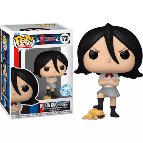 Funko POP! 1731 Bleach Rukia Kuchiki With Kon Vinyl Figure 00000000817 фото