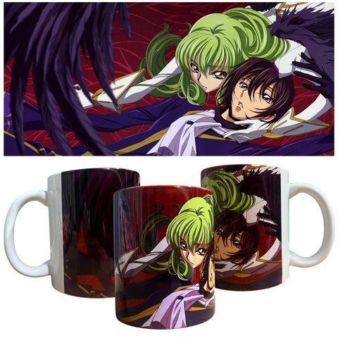 Чашка 330 мл Code Geass C. C. and Lelouch Код Гіасс С. С. та Лелуш 00000002712 фото
