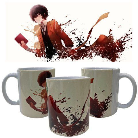 Чашка 330 мл Bungo Stray Dogs Osamu Dazai Бродячі Пси Осаму Дазай 00000002864 фото