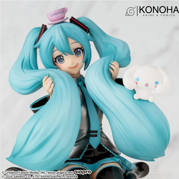 SEGA Hatsune Miku X Cinnamoroll Mofutto Ver. Chokonose 00000002720 фото