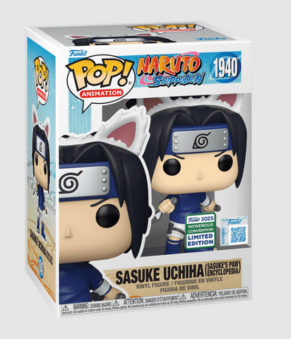 Funko POP! 1940 Naruto Sasuke Uchiha (Sasuke`s Paw Encyclopedia) 00000002156 фото