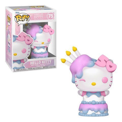 Funko POP! 75 Sanrio Hello Kitty 50th Anniversary Cake Vinyl Figure FP12370 фото