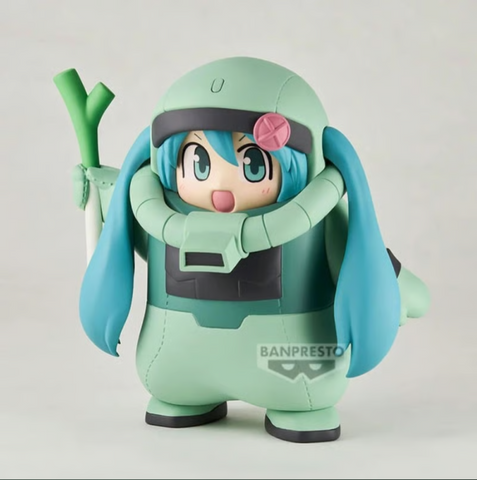 BANPRESTO Bandai Namco Hatsune Miku Zaku Costume Green ver. Figure Gundam 45 Anniversary 00000002718 фото