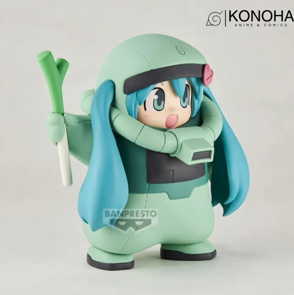 BANPRESTO Bandai Namco Hatsune Miku Zaku Costume Green ver. Figure Gundam 45 Anniversary 00000002718 фото