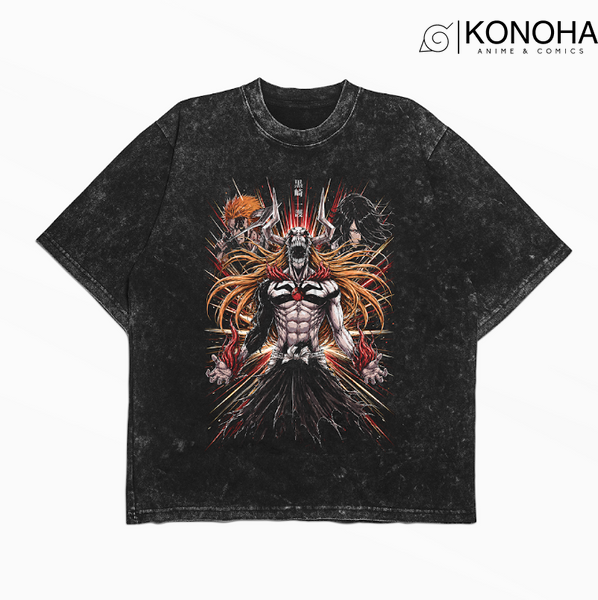 Футболка Bleach Ichigo Kurosaki Бліч Ічіго Куросакі в формі пустого Сіра Варена XL Розмір 00000002562 фото