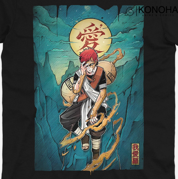 Футболка Naruto Gaara Наруто Гаара 00000001583 фото